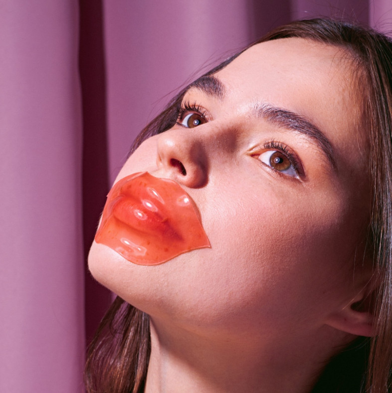 Маска для губ гидрогелевая ROSE GEL LIP MASK