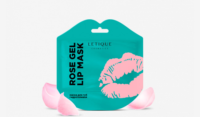Маска для губ гидрогелевая ROSE GEL LIP MASK