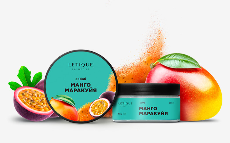 Скраб для тела МАНГО-МАРАКУЙЯ