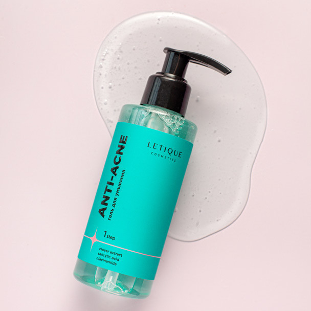 Гель для умывания себорегулирующий для лица ANTI-ACNE