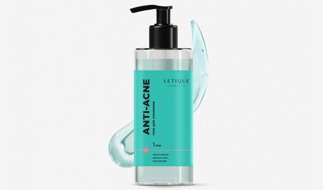 Гель для умывания себорегулирующий для лица ANTI-ACNE