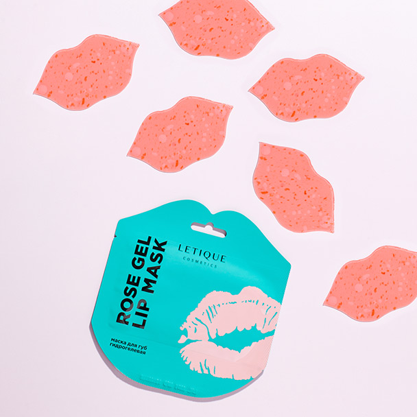 Маска для губ гидрогелевая ROSE GEL LIP MASK