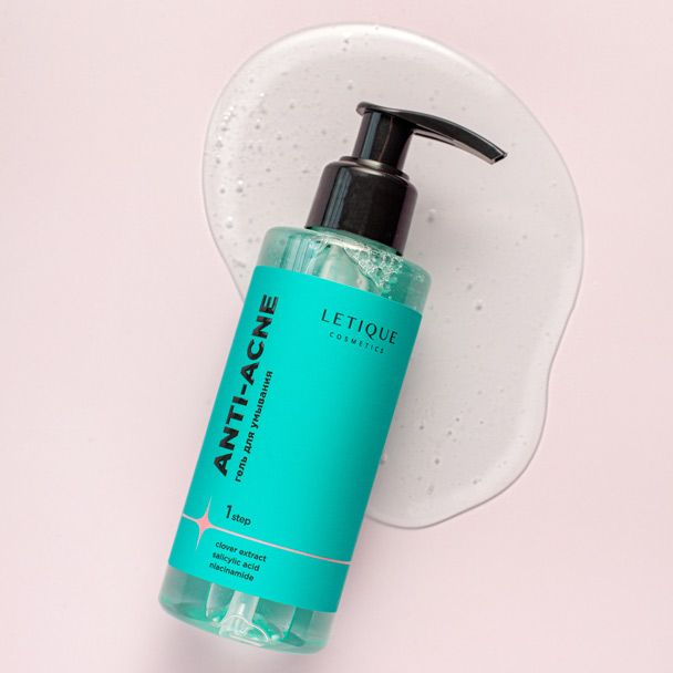 Гель для умывания себорегулирующий для лица ANTI-ACNE