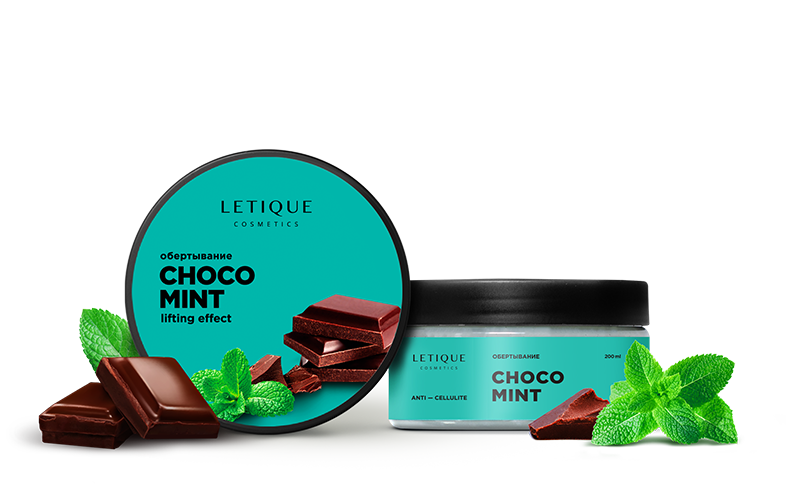 Letique Холодное обертывание для тела CHOCO MINT, 200 мл