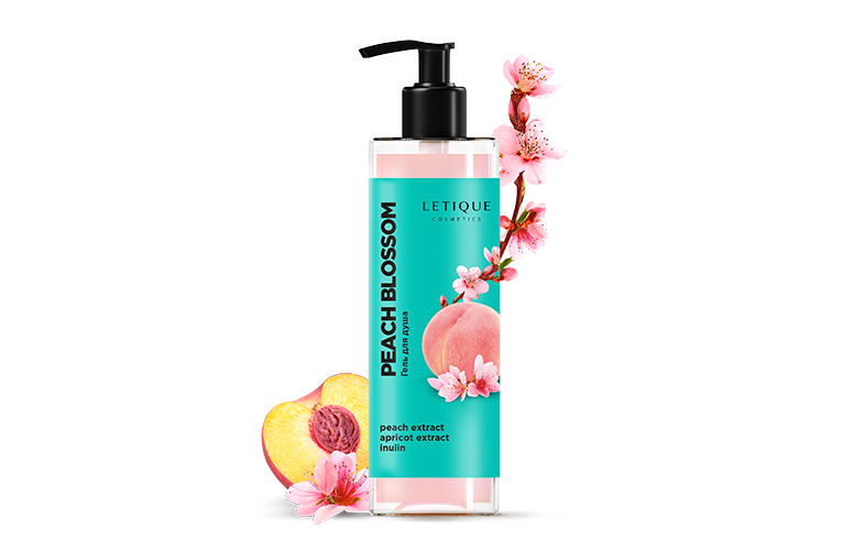 

Letique Гель для душа PEACH BLOSSOM, 200 мл